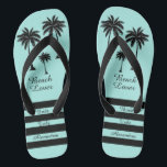 Chinelos Palm Tree Brid Tribe Beach Lover<br><div class="desc">Bata na praia em estilo com esses Chinelos de Palm Tree Personalizados Beach Lover! Pequenas palmeiras doces para te dar essa sensação tropical! Espaço para personalizar com seu nome! Misturar e combinar todos os seus produtos favoritos do Beach Lover de Up On Mountain!</div>
