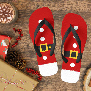 Chinelos Papais noeis Costume Elf Natal