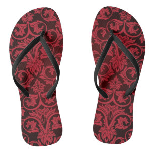 Chinelos Papel de parede vermelho 2