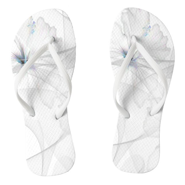 Chinelos para Mulheres Veil Cobertas por White Hib (Pé da cama)