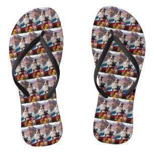 Chinelos Pastor australiano em Paddle: Uma aventura cênica