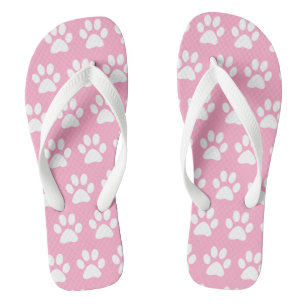 Chinelos Pata-Cachorro Imprime Padrões Bons Rosa Summer Bea