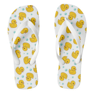 Chinelos Pato de Borracha Amarelo-Bonito