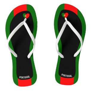 Chinelos Patriótico Delicioso das Cores de Bandeira de Port