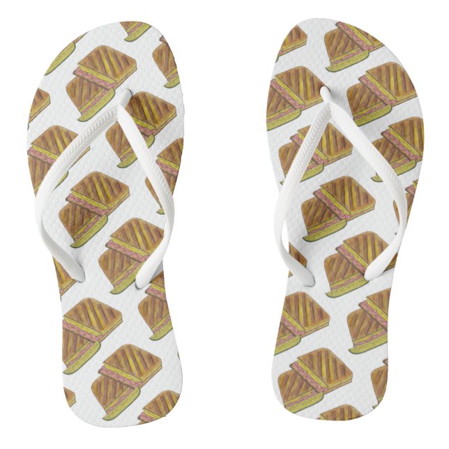 Chinelos Pensa em Pão-Pão-Pão-Pão (Pé da cama)