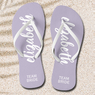 Chinelos Periwinkle e Branco personalizados