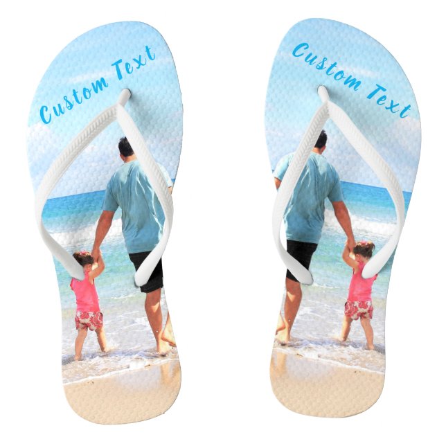 Chinelos Personalizados com Foto e Texto (Pé da cama)
