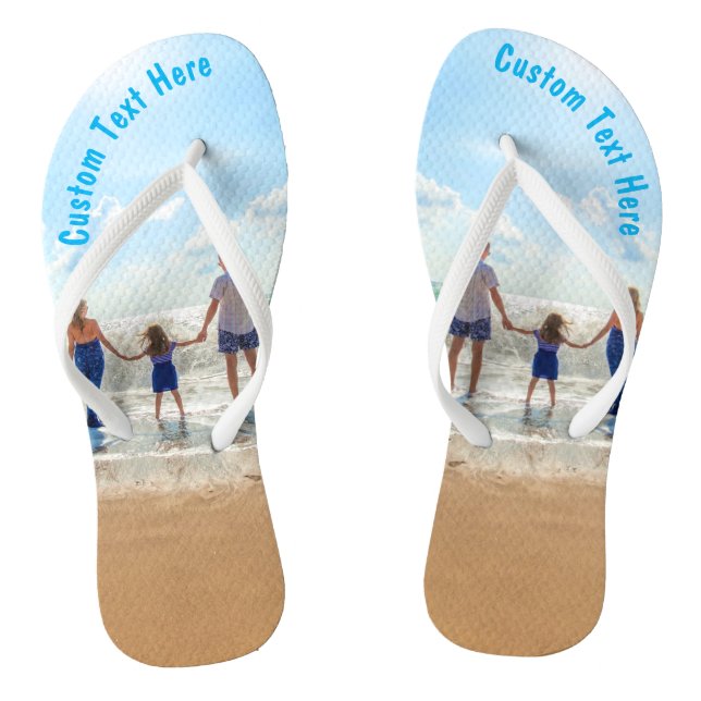Chinelos Personalizados com Foto e Texto (Pé da cama)