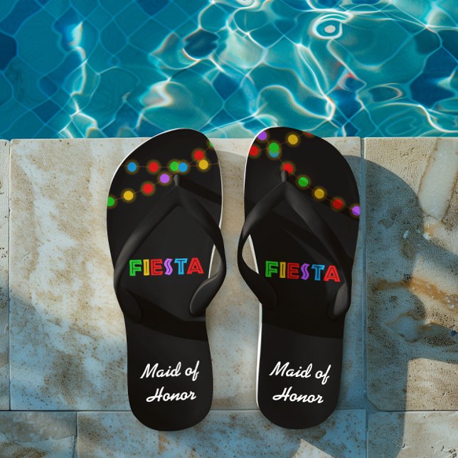 Chinelos Personalizados Fiesta Lights (Criador carregado)