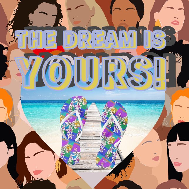 Chinelos Personalizar Presente de Aniversário Brilhante Ini (Criador carregado)