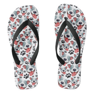 Chinelos Pit Touro-Pimenta-Americana Pet Puppy Cão