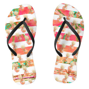 Chinelos PixDezines Aloha Abacaxis+Chinelos