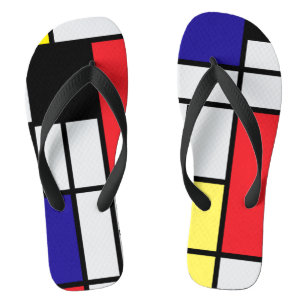 Chinelos PixDezines mondrian