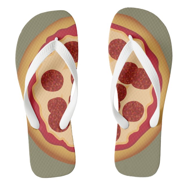 Chinelos Pizza Sandals (Pé da cama)