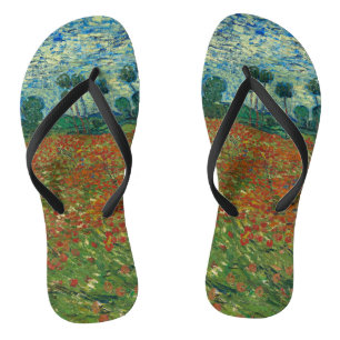 Chinelos Poppy Field - Vincent van Gogh