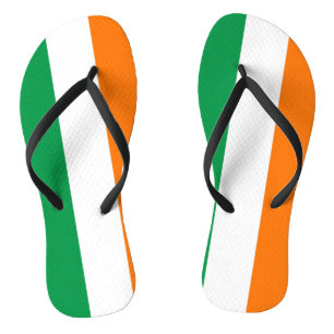 Chinelos Precintas Slim Adultas com Bandeira da Irlanda