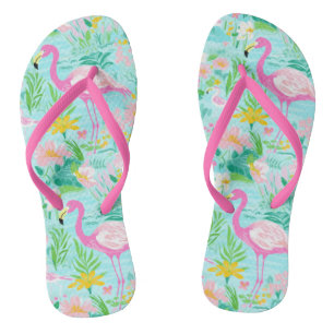 Chinelos Preppy Summer Flamingo