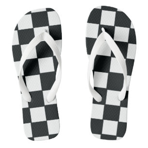 Chinelos Preto e Branco