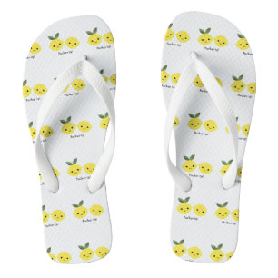 Chinelos Pucker, Cute Kawaii Lemons
