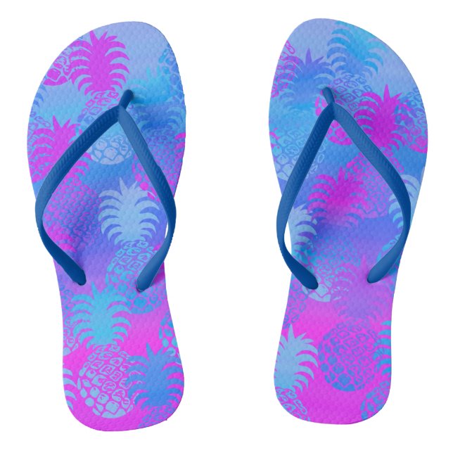 Chinelos Pukana Havaiana Pineapple Sunset Blend (Pé da cama)