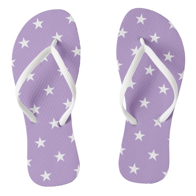 Chinelos Purple Stars (Pé da cama)