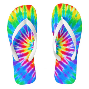 Chinelos Rainbow Spiral Tie Dye