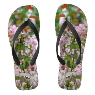 Chinelos Ramo delicado com flores de macieira