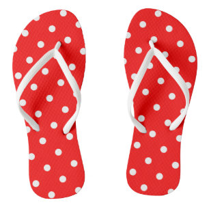 Chinelos Red Bolinhas