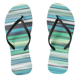 Chinelos Resumo #2: Desfoque azul verde aqua