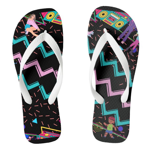 Chinelos Retro Funky  (Pé da cama)