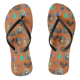 Chinelos Revival de areias ouros: Autêntica Antiguidade Egí