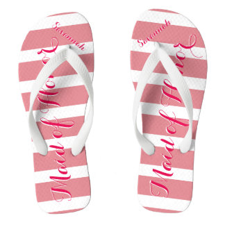 Chinelos Rosa personalizado ou qualquer cor da Madrinha de