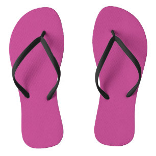Chinelos Rosa Violet Solid Color Impressão, cor-de-rosa-es