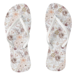 Chinelos Rosas de coloração aquosa do Pastel