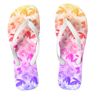 Chinelos rosas de cor magnífica