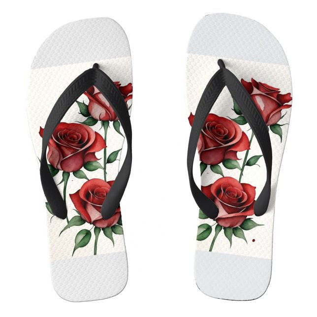 Chinelos Rose Art (Rose Art Summer Flip Flops!)