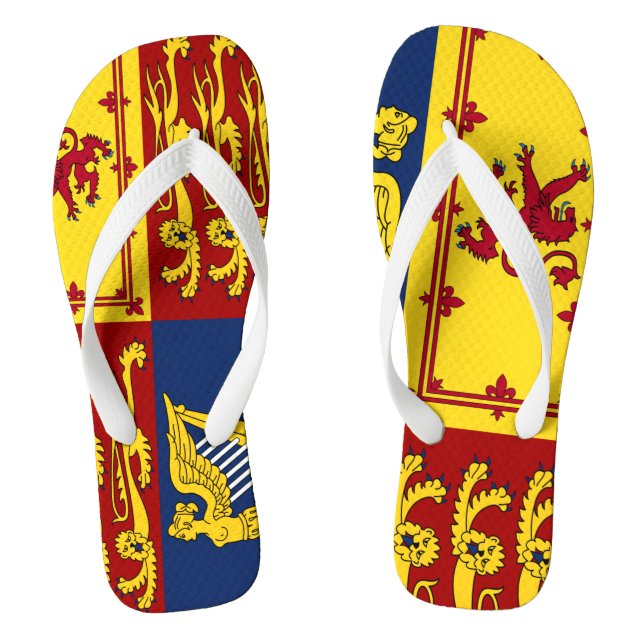 Chinelos Royal Standard Flag Reino Unido Inglaterra UK KING (Pé da cama)
