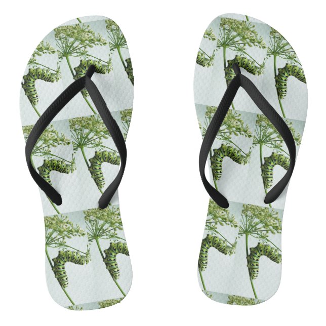 Chinelos Sala de comida da lagarta-do-mato-preto (Pé da cama)