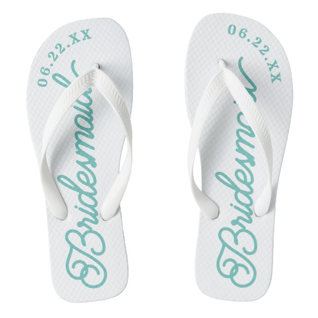 Chinelos Sandalhas de festa de casamento personalizadas mod (Pé da cama)