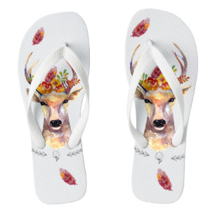 Chinelos Sandals boho cervo Buck