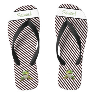 Chinelos Sapo de Nome Personalizado