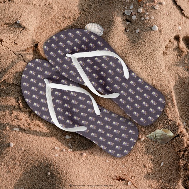 Chinelos Secundários Draculares (DJ Flip-flops designed by Poet Adiela Akoo. Browse my store for cool finds & great gift ideas now!)