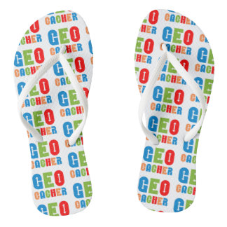 Chinelos Setas Coloridas Geocacher