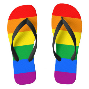 Chinelos Sinalizador do Orgulho Arco-Íris LGBTQ+
