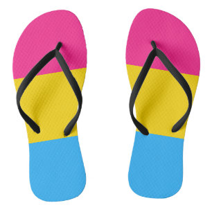 Chinelos Sinalizador do Orgulho Pansexual LGBTQ