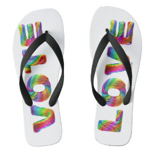 Chinelos SlipperyJoe voto amor igualdade pelo arco-íris tex