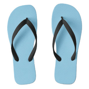 Chinelos Solid Plain Soft Watercolor Baby Blue