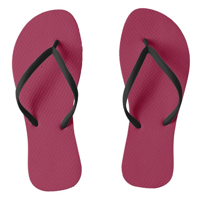 Chinelos Sólido Rich Cranberry (Pé da cama)