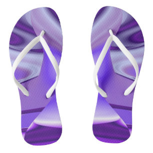 Chinelos Sonhos de Arco-Íris de Flor Roxo