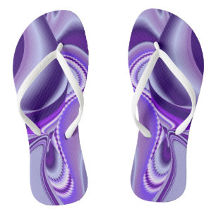 Chinelos Sonhos de Arco-Íris de Flor Roxo